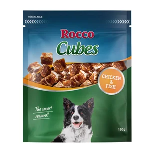 Rocco Mieszany pakiet próbny Rocco Cubes - Kurczak i kaczka, 4 x 150 g - Przysmaki dla psów - miniaturka - grafika 4