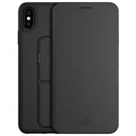 Etui i futerały do telefonów - Adidas Folio Grip Case czarny do iPhone XS Max 32859 - miniaturka - grafika 1