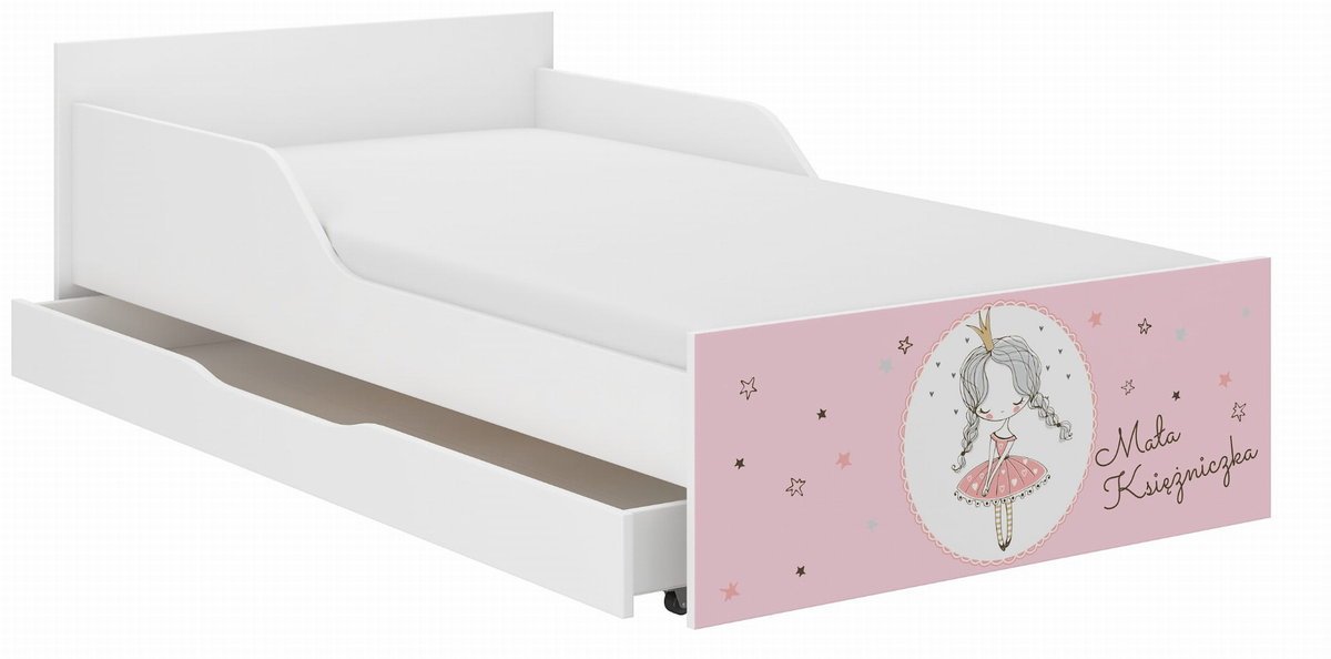 Łóżko dziecięce PUFI 160x80 KSIĘŻNICZKA