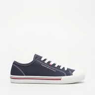 Trampki damskie - TOMMY HILFIGER LOW CUT LACE-UP - Tommy Hilfiger - miniaturka - grafika 1