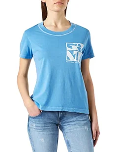 GANT T-shirt damski, Silver Lake Blue, L - Koszulki i topy damskie - miniaturka - grafika 1