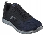 Buty sportowe męskie - Skechers Buty Męskie Sportowe granatowe lekkie Track Ripkent 42 Eu - miniaturka - grafika 1
