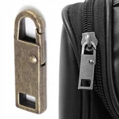 Pasmanteria - Zawieszka przywieszka do suwaka zamka naprawa kurtka torebka karabińczyk - miniaturka - grafika 1