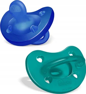CHICCO-7308621-SMOCZEK PF SOFT BLUE 16-36M 2SZT - Smoczki uspokajające - miniaturka - grafika 1
