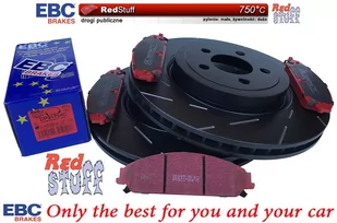 Przednie klocki REDSTUFF + tarcze hamulcowe 345mm EBC seria USR Dodge Magnum - Klocki hamulcowe - miniaturka - grafika 1