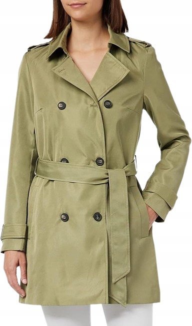 ONLY KURTKA DAMSKA KHAKI PARKA Z PASKIEM XS JXA