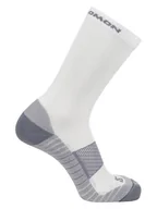 Skarpetki męskie - SALOMON Skarpety funkcyjne "Aero Crew" w kolorze białym - miniaturka - grafika 1