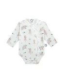 Body dla niemowląt - Bonjour Cherie Body niemowlęce rozpinane długi rękaw bawełna organiczna Wróżki, Rozmiar: 50 - miniaturka - grafika 1