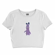 Koszulki i topy damskie - Bona Basics, Damski T-shirt basic, z nadrukiem cyfrowym, 100 bawełny, biały, swobodny, damski top, rozmiar: XL, biały, XL - miniaturka - grafika 1