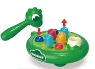 Zabawki interaktywne dla dzieci - ZABAWKA DINOZAUR WHACK-A-MOLE – GRA ZRĘCZNOŚCIOWA DLA DZIECI 18M+ - miniaturka - grafika 1