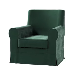 Dekoria Pokrowiec na fotel Ektorp Jennylund ciemny zielony 78 x 85 x 84 cm Velvet 613-704-25 - Pokrowce na meble - miniaturka - grafika 1