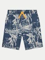 Spodenki damskie - Guess Szorty sportowe L4GD05 KA6R3 Granatowy Relaxed Fit - miniaturka - grafika 1