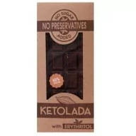 Czekolada - KETOLADA (czekolada z erytrytolem) TABLICZKA BEZ DODATKU CUKRÓW 100 g - KETOLADA BP-5904365084000 - miniaturka - grafika 1