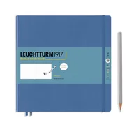 Podobrazia, bloki, papiery - Leuchtturm1917, szkicownik Square, 225x225 mm, denim - miniaturka - grafika 1