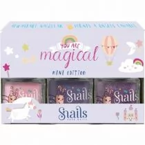 Zestaw 3 lakierów do paznokci dla dzieci mini - unicorn edycja specjalna Snails - Zabawy w naśladowanie dorosłych - miniaturka - grafika 1