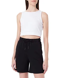 ONLY Women's ONLPOPTRASH Summer Life luźne szorty PNT materiałowe, czarne, XL - Spodenki damskie - miniaturka - grafika 1