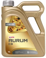Oleje silnikowe - Lotos AURUM C3 SAE 5W40 4L - miniaturka - grafika 1