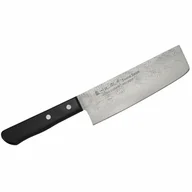 Noże kuchenne - Nóż do ziół i warzyw 16cm Satake Nashiji Black Pakka kod: HK-801-720 - miniaturka - grafika 1