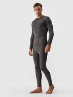 Bielizna sportowa męska - Męska bielizna termoaktywna bezszwowa (dół) 4F 4FWAW24USEAM175 - czarna - miniaturka - grafika 1