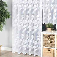 Firany - Firanka żakardowa gotowa na prosto, szerokość 200 x wysokość 250cm, kolor biały MARTYNA - miniaturka - grafika 1
