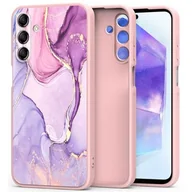 Etui i futerały do telefonów - Etui TECH-PROTECT Icon do Samsung Galaxy A55 5G Marble - miniaturka - grafika 1