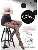Rajstopy - Rajstopy Funny 07 Nero (Rozmiar 3) - miniaturka - grafika 1