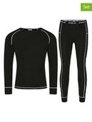 Kalesony - COLD 2-częściowy zestaw bielizny funkcyjnej w kolorze czarnym - miniaturka - grafika 1