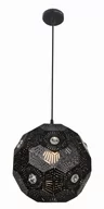 Lampy sufitowe - Candellux EUPHORIA LAMPA WISZĄCA 30 1X40W E27 CZARNY 31-69764 - miniaturka - grafika 1