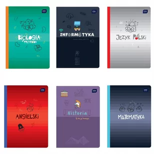 6X Komplet ZESZYTÓW tematycznych A5 60 + ŚCIĄGA - Zeszyty szkolne - miniaturka - grafika 1