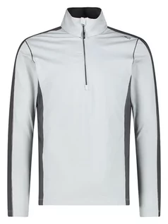 Bluzy męskie - CMP Bluza polarowa w kolorze szarym - grafika 1