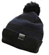 Czapki damskie - Męska Zimowa Czapka z pomponem granatowo/czarna L/XL 2MORO ST-557A - miniaturka - grafika 1
