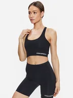 Koszulki i topy damskie - Converse Biustonosz top Wordmark 10024540-A01 Czarny - miniaturka - grafika 1