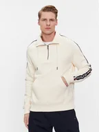 Bluzy męskie - Tommy Hilfiger Bluza Global Stripe MW0MW33661 Beżowy Regular Fit - miniaturka - grafika 1