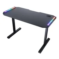 Biurka gamingowe - Biurko Cougar Demius 120 Czarny Gaming Oświetlenie Rgb - miniaturka - grafika 1
