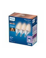 Żarówki LED - Philips Smart LED Żarówka E14 C37 4,9 W 40 W, zimna - ciepła biel, 3 szt. 929002448736 - miniaturka - grafika 1