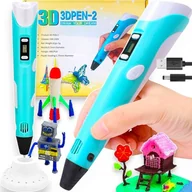 Długopisy - Zestaw Długopis 3D PEN-2 + Wkłady - miniaturka - grafika 1