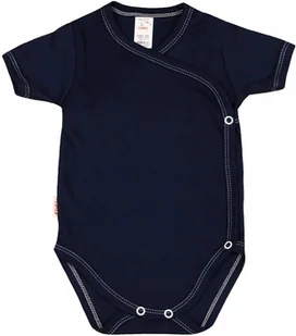 Body KOPERTOWE K/R 100% Bawełna GRANAT r 56 KLEKLE - Body dla niemowląt - miniaturka - grafika 1