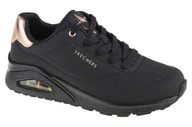 Moda i Uroda OUTLET - Skechers Uno-Golden Air 177094-Bbk, Damskie, Buty Sneakers, Czarne - miniaturka - grafika 1