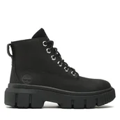 Botki damskie - Trapery Timberland Greyfield Leather Boot TB0A5RNG0011 Czarny - miniaturka - grafika 1