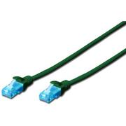 Patchcordy - Digitus Professional Patch cord UTP kat. 5e 2m PVC zielony DK-1512-020/G - miniaturka - grafika 1
