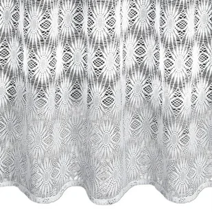 Firana gotowa EUROFIRANY Rozi 140 x 250 cm Biały - Firany - miniaturka - grafika 1