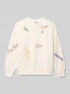 Bluzy dla dziewczynek - Bluza z okrągłym dekoltem - miniaturka - grafika 1