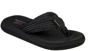 Buty klapki damskie Skechers Asana - Hidden Valley (119107-BBK)-38 - Klapki i japonki damskie - miniaturka - grafika 1