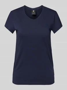T-shirt z wyhaftowanym logo model ‘Eyben’ - Koszulki i topy damskie - miniaturka - grafika 1