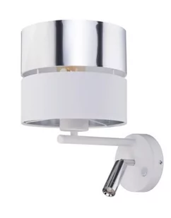 TK Lighting Kinkiet TK 4176 z serii HILTON SILVER - Lampy ścienne - miniaturka - grafika 1