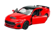 Samochody i pojazdy dla dzieci - WELLY 2024 FORD MUSTANG GT CZERWONY 1:34 43836 - miniaturka - grafika 1