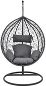 Fotele i krzesła ogrodowe - Fotel wiszący ogrodowy eCarla KR23 Grafitowy  ! - miniaturka - grafika 1