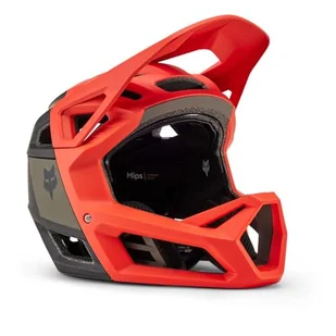 FOX PROFRAME RS NUF ORANGE FLAME KASK ROWEROWY L - Akcesoria motocyklowe - miniaturka - grafika 1
