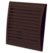 Kratki wentylacyjne - Kratka wentylacyjna z siatką 154 x 150 mm brąz - miniaturka - grafika 1