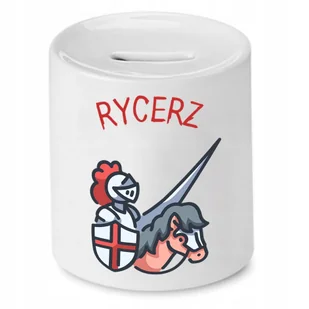 SKARBONKA DLA DZIECI SYNA CÓRKI RYCERZ PREZENT z Nadrukiem ze Zdjęciem - Skarbonki - miniaturka - grafika 1